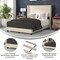 Flash Furniture Beige Queen Platform Bed with Headboard YK-1078-BEIGE-F-GG - alternate 7